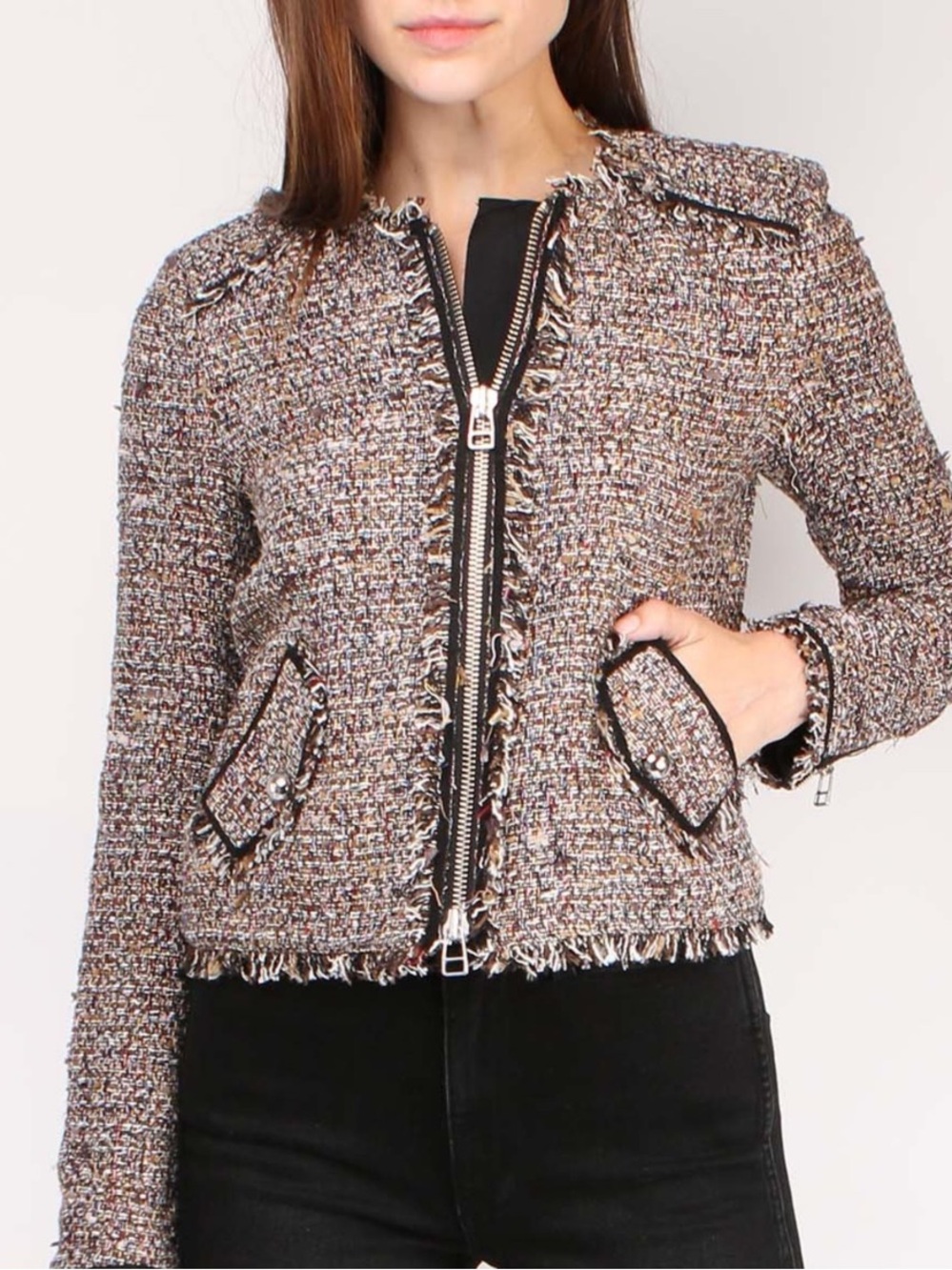 Veronica Beard Sidney Tweed Jacket